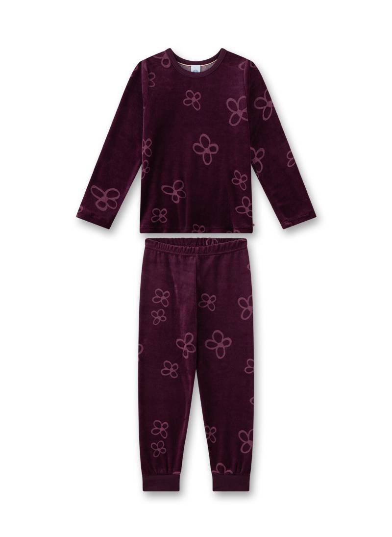 Sanetta - Schlafanzug lang grape wine - Gr. - 140 von Sanetta