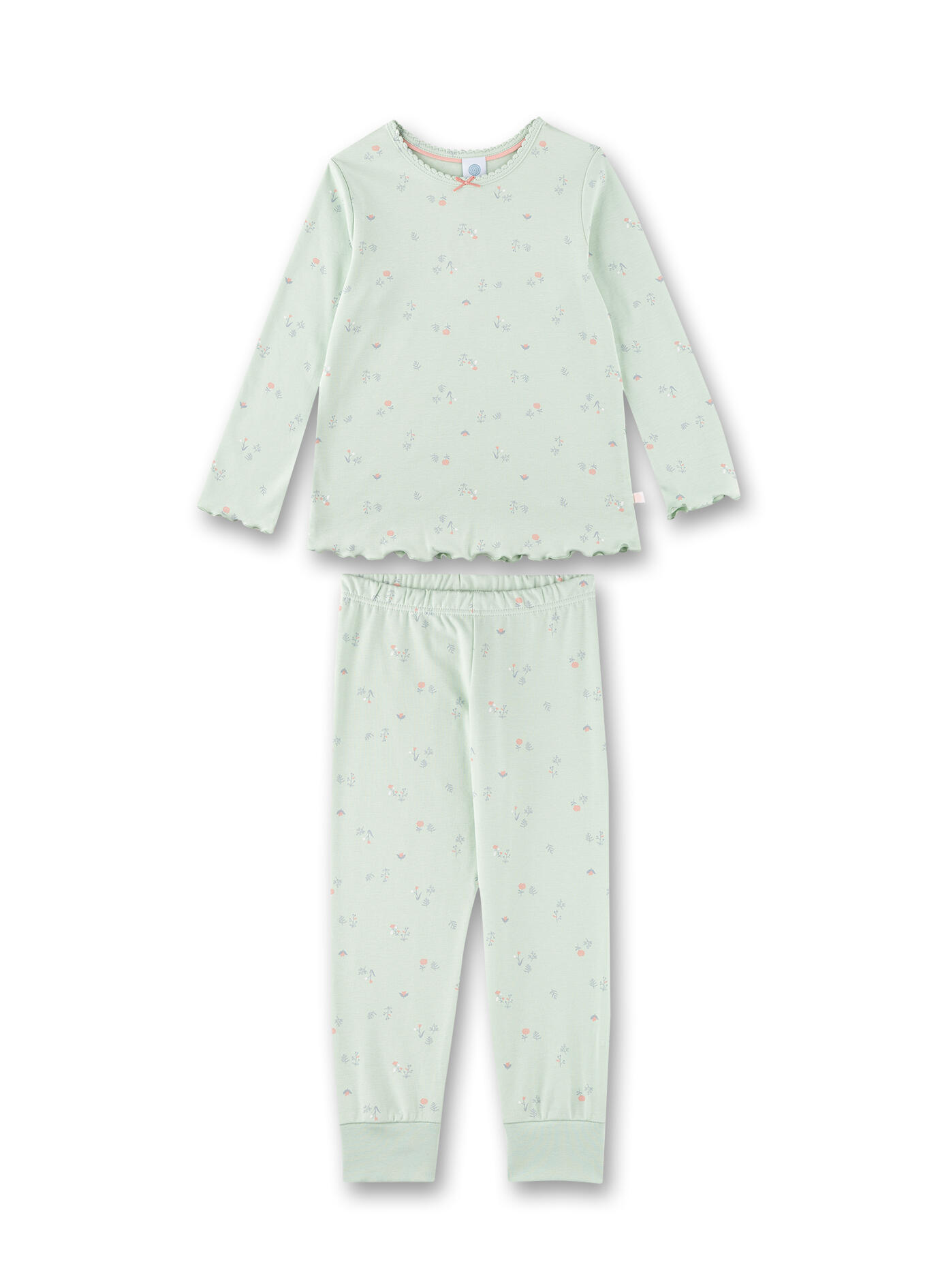 Sanetta - Schlafanzug lang green dust - Gr. - 116 von Sanetta