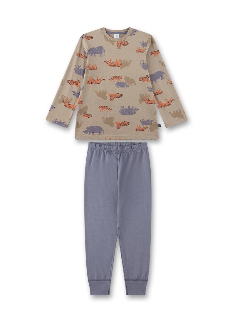 Sanetta - Schlafanzug lang lorbeer - Gr. - 104 von Sanetta