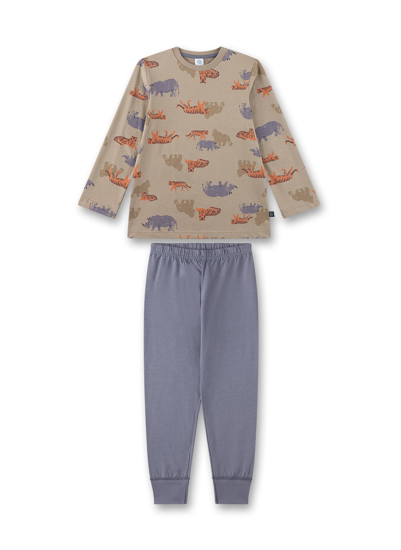 Sanetta - Schlafanzug lang lorbeer - Gr. - 116 von Sanetta