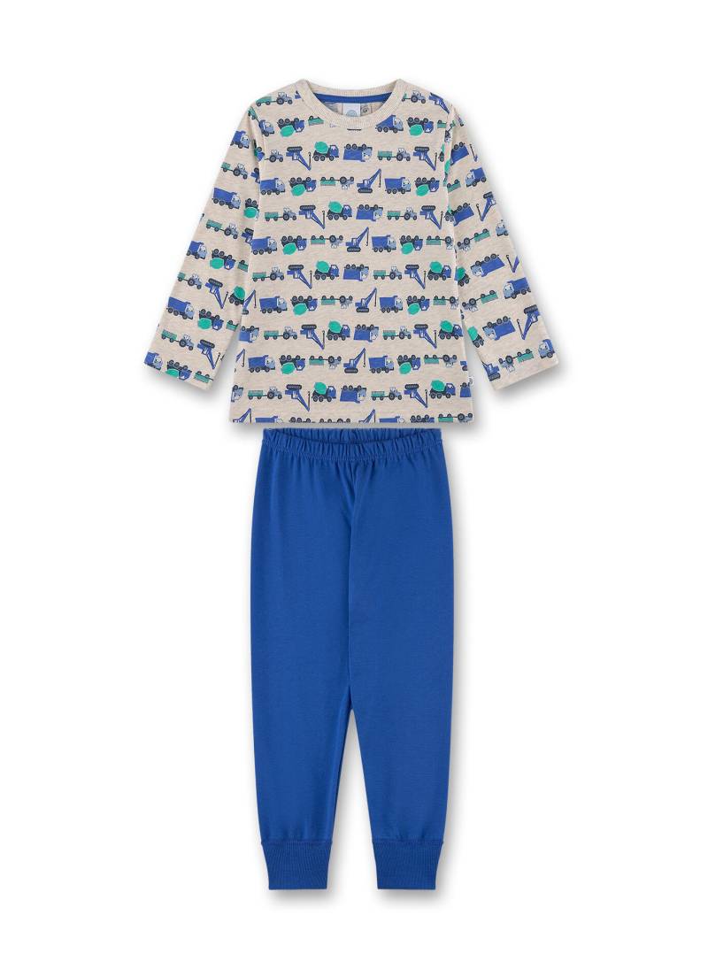 Sanetta - Schlafanzug lang nature melange - Gr. - 104 von Sanetta