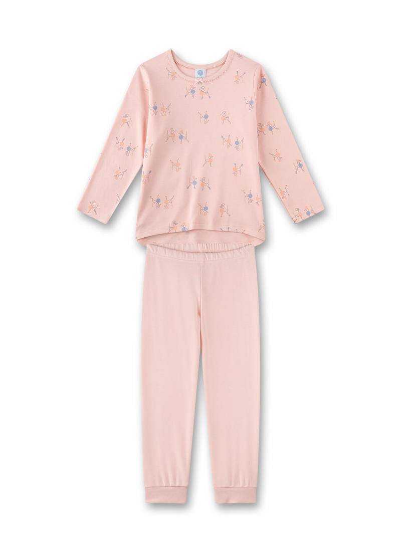 Sanetta - Schlafanzug lang powder rose - Gr. - 116 von Sanetta