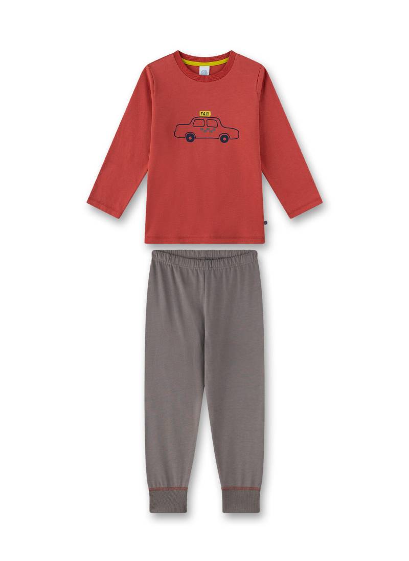 Sanetta - Schlafanzug lang red spice - Gr. - 140 von Sanetta