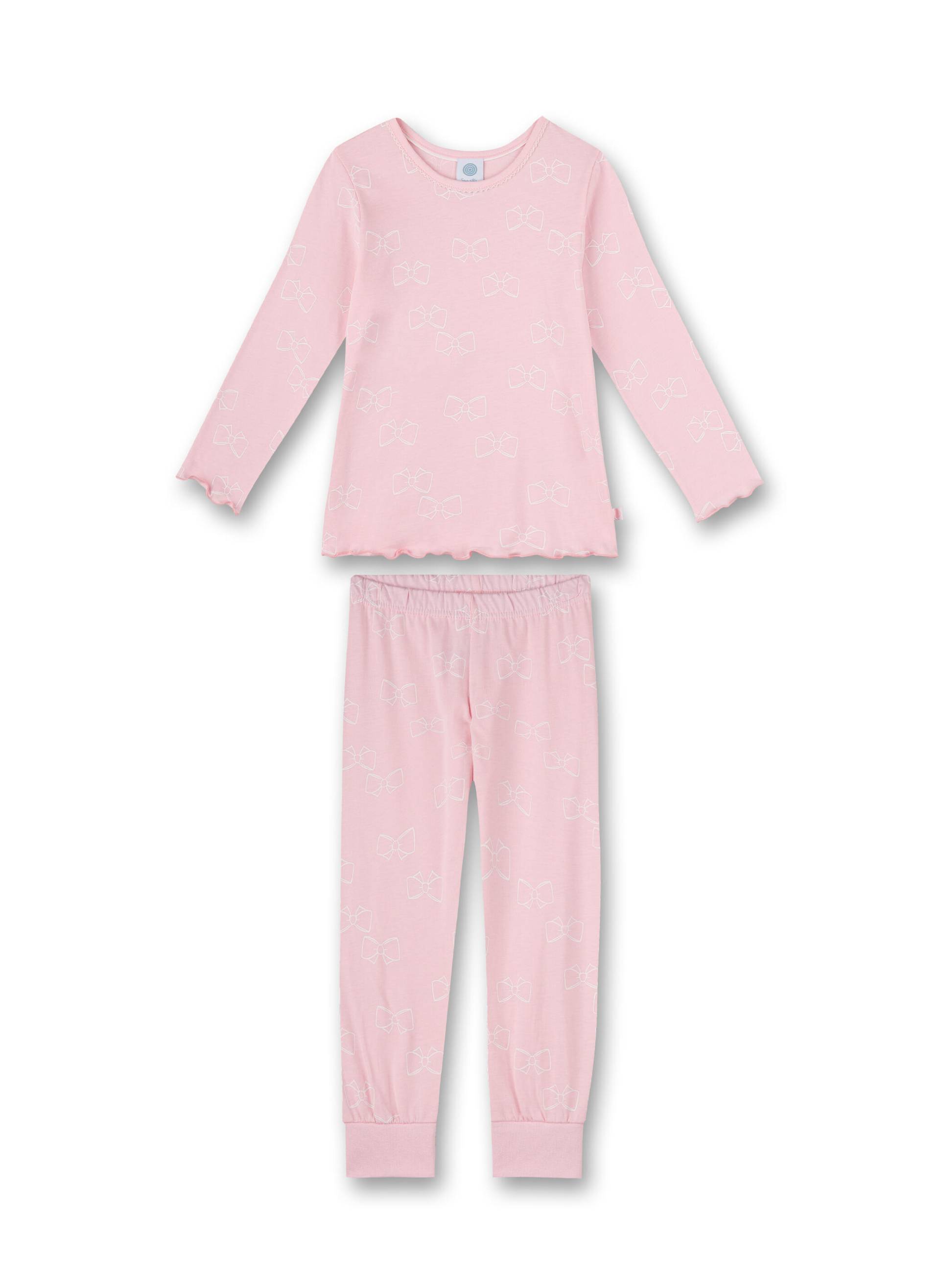 Sanetta - Schlafanzug lang rosa - Gr. - 104 von Sanetta