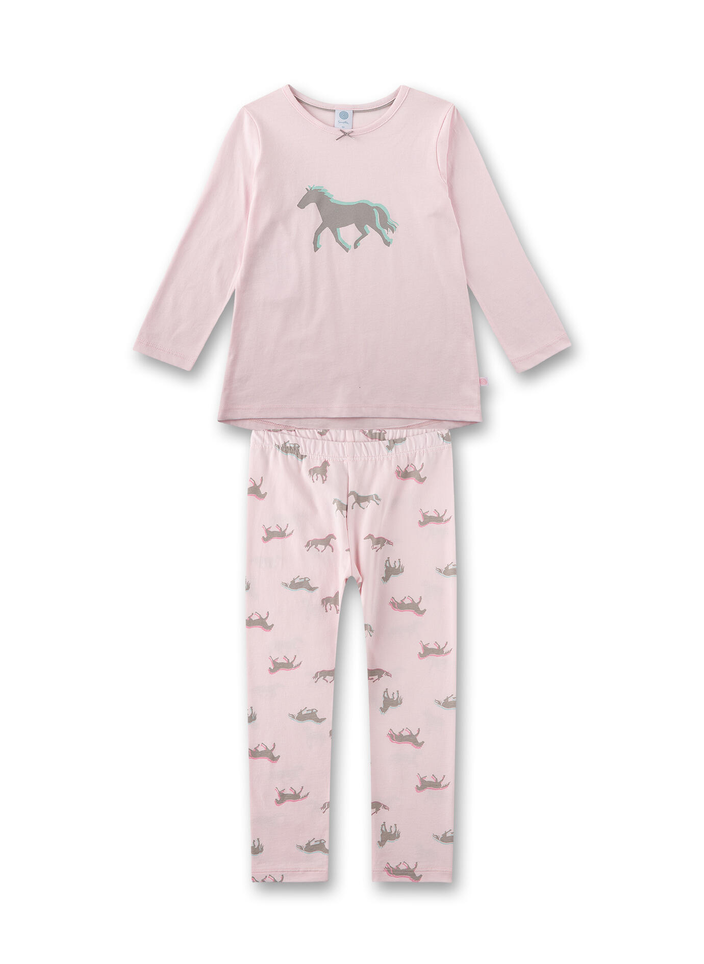 Sanetta - Schlafanzug lang rosé - Gr. - 104 von Sanetta