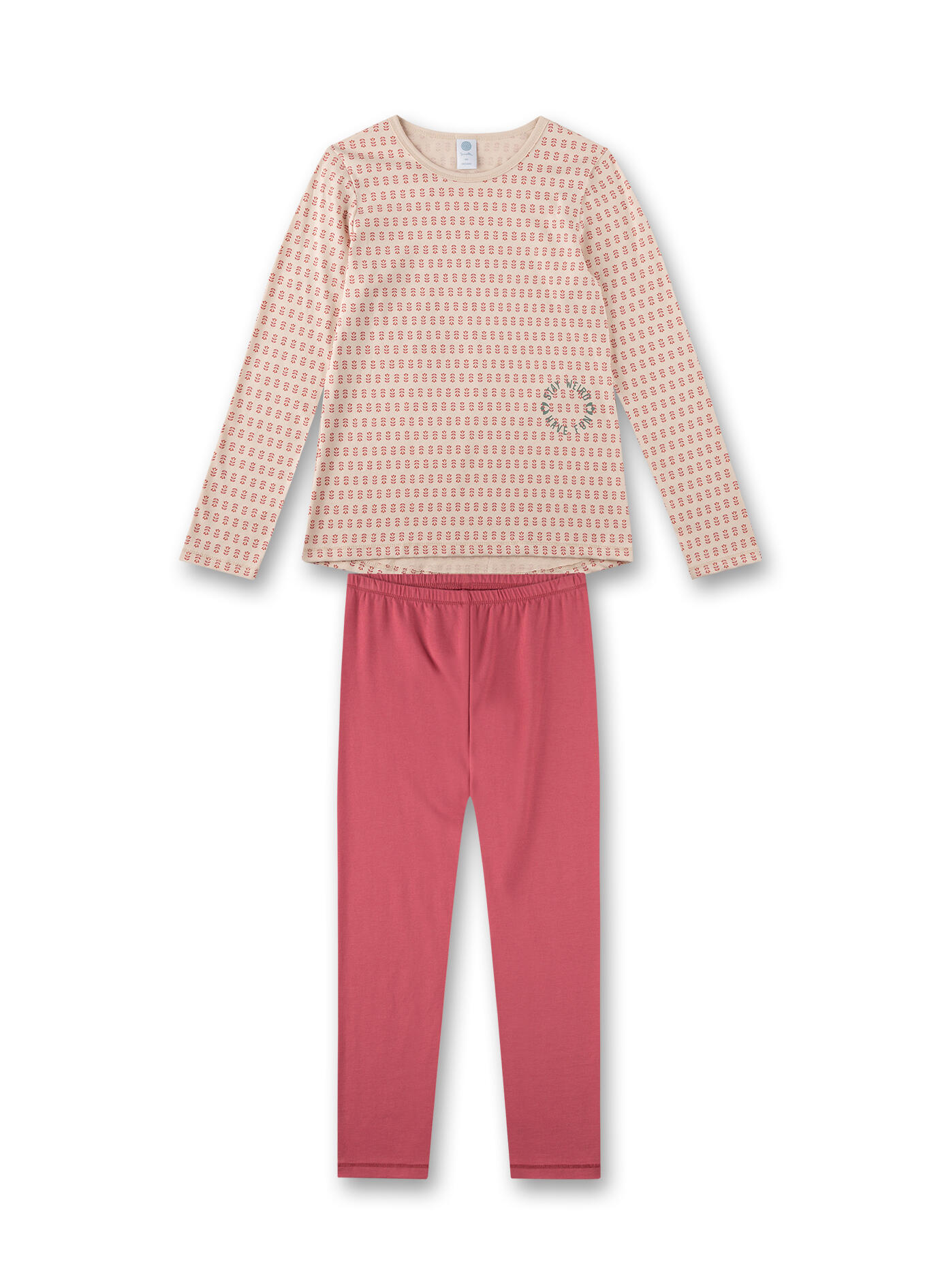 Sanetta - Schlafanzug lang rose - Gr. - 176 von Sanetta