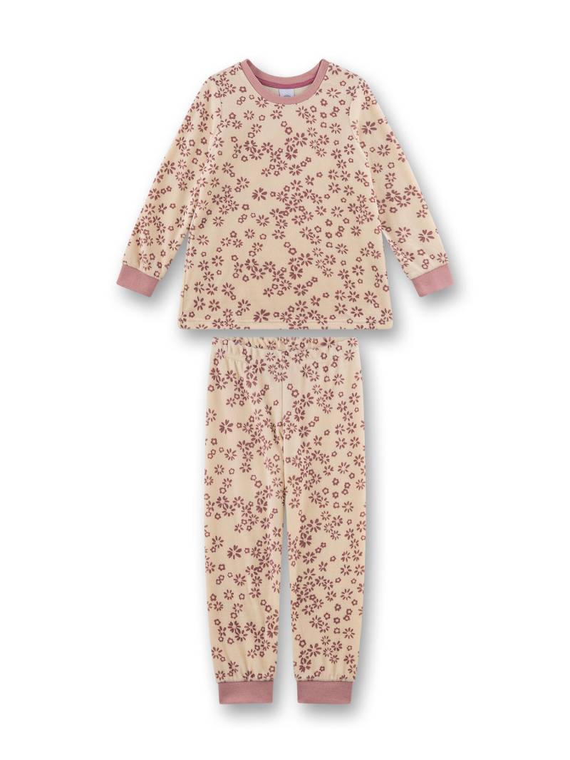 Sanetta - Schlafanzug lang sand - Gr. - 128 von Sanetta