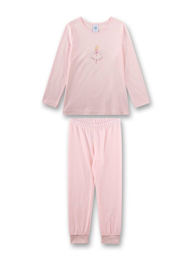 Sanetta - Schlafanzug lang shadow rose - Gr. - 116 von Sanetta