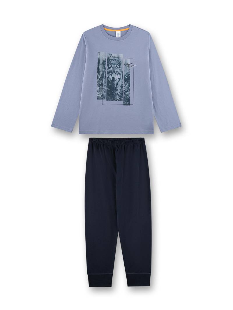 Sanetta - Schlafanzug lang stone wash - Gr. - 140 von Sanetta