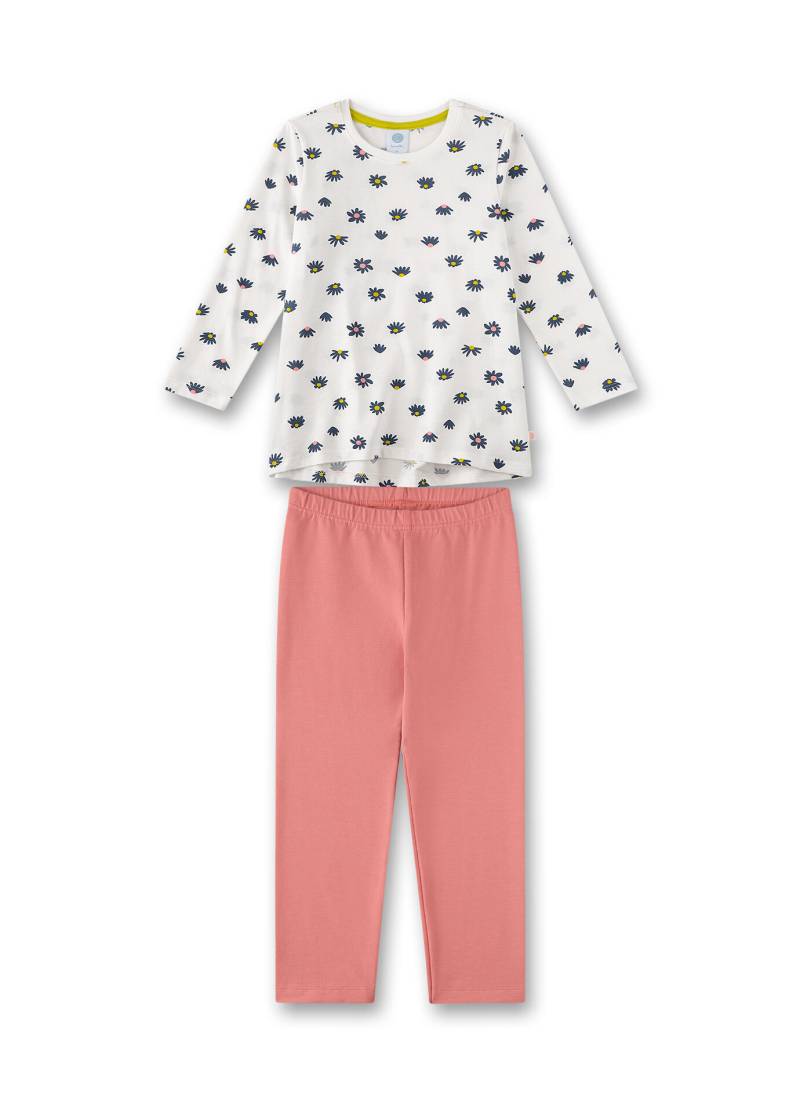 Sanetta - Schlafanzug lang white pebble - Gr. - 104 von Sanetta