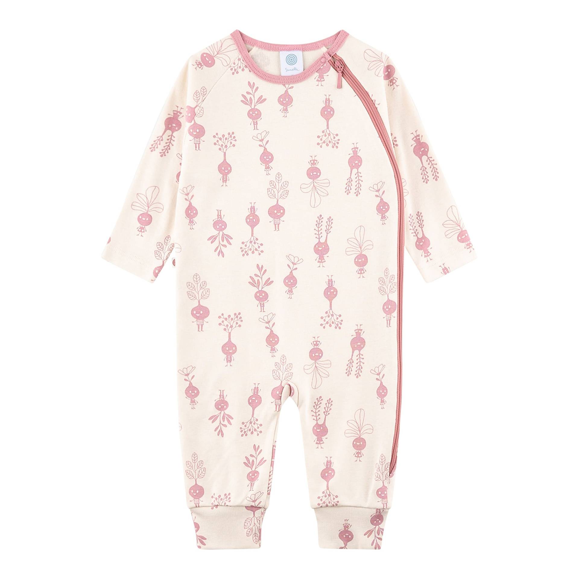 Sanetta Schlafoverall Radieschen von Sanetta