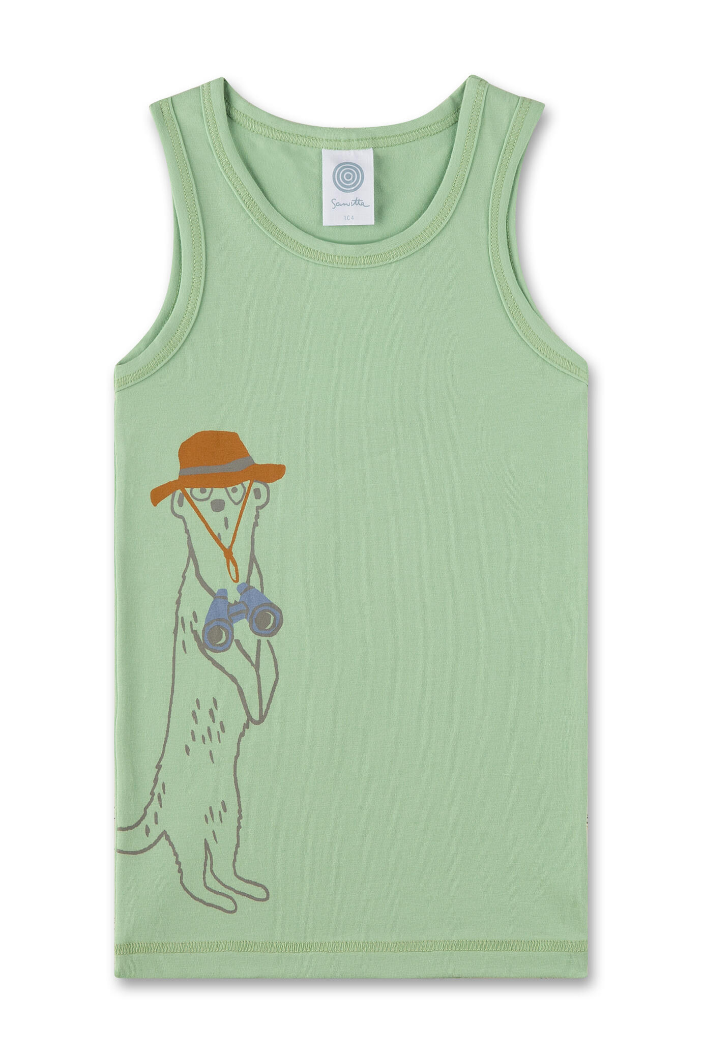 Sanetta - Shirt jade green - Gr. - 092 von Sanetta