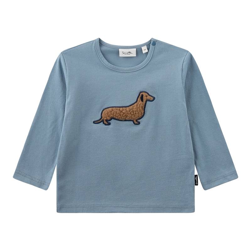 Sanetta Shirt langarm Plüsch-Dackel von Sanetta
