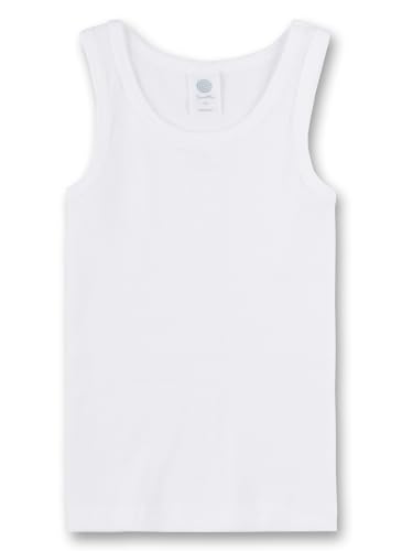 Sanetta Jungen-Unterhemd | Hochwertiges und nachhaltiges Unterhemd für Jungen aus Bio-Baumwolle. Unterwäsche für Jungen 128 von Sanetta