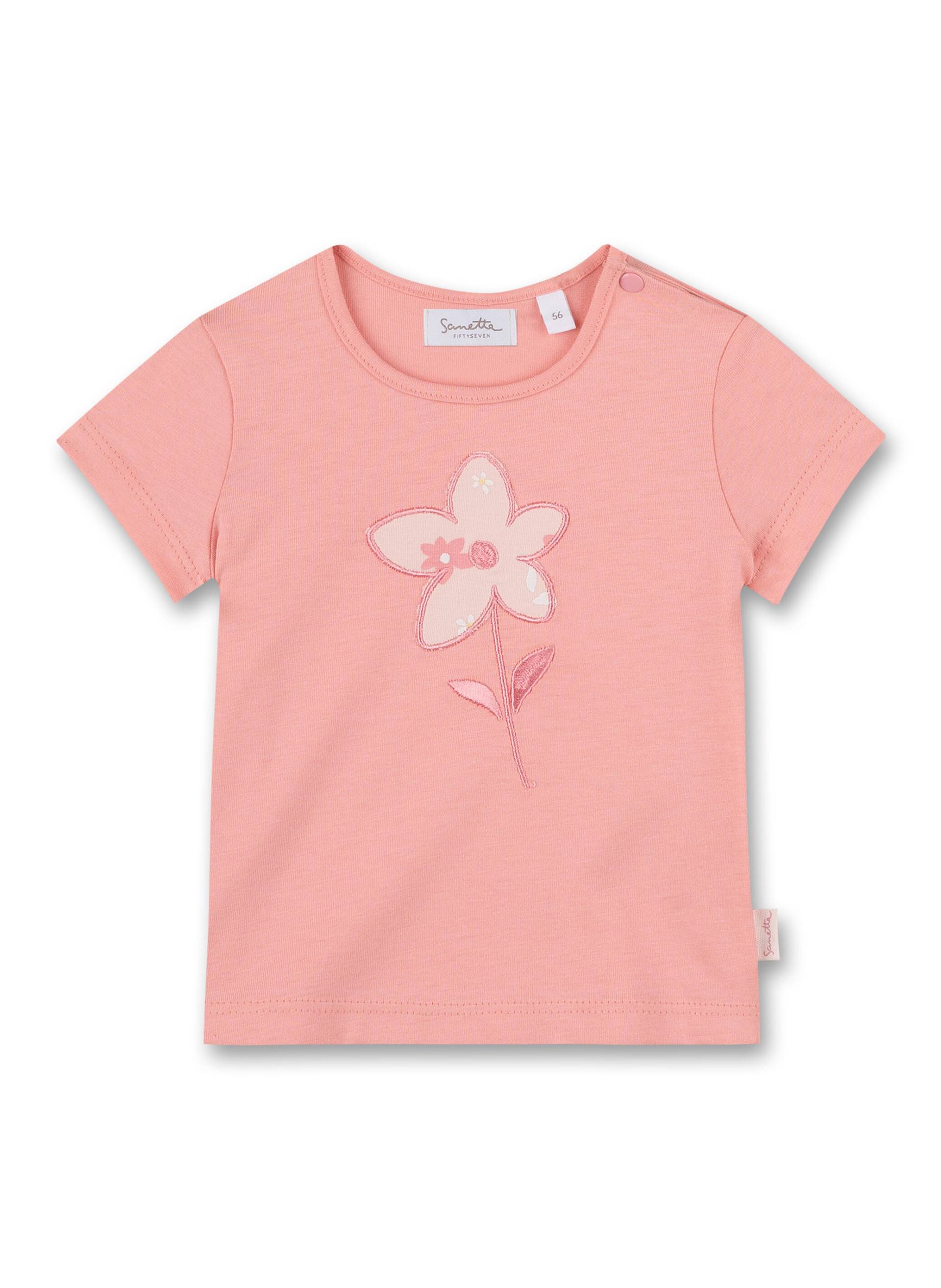 Sanetta - Shirt peach - Gr. - 062 von Sanetta