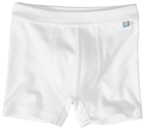 Sanetta Short m.Label FR 372900 Jungen Unterwäsche/ Shorts, Gr.116, Weiß(10 ) von Sanetta