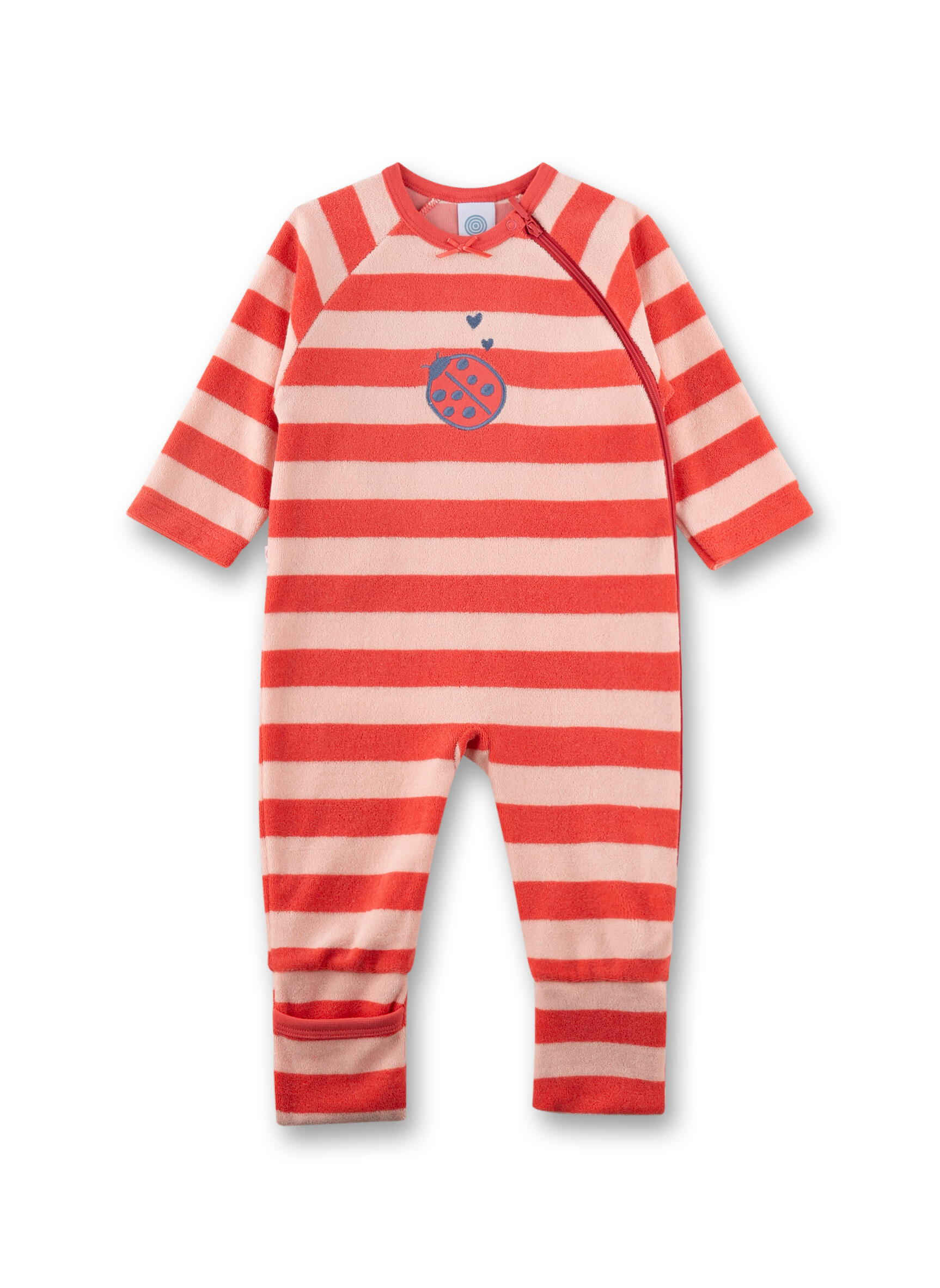 Sanetta - Strampler/Overall coralle - Gr. - 080 von Sanetta