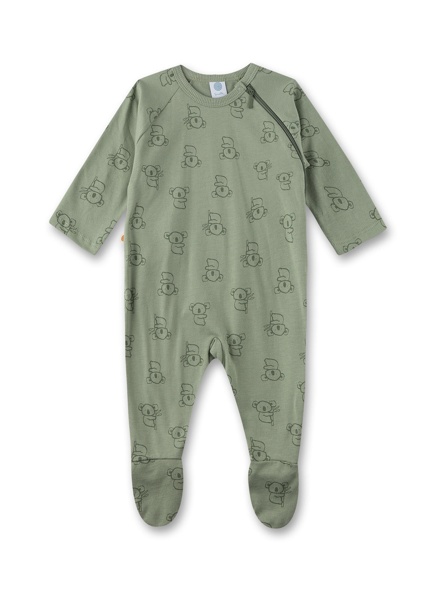 Sanetta - Strampler/Overall lily green - Gr. - 074 von Sanetta