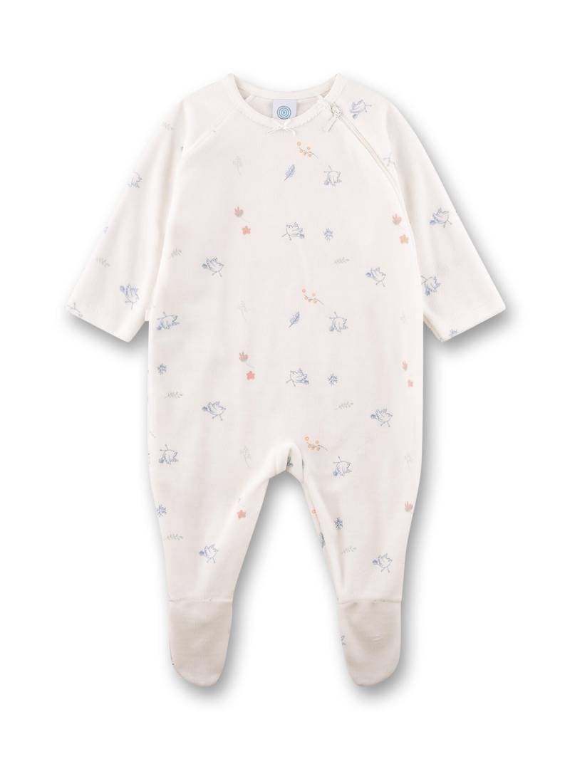 Sanetta - Strampler/Overall white pebble - Gr. - 092 von Sanetta