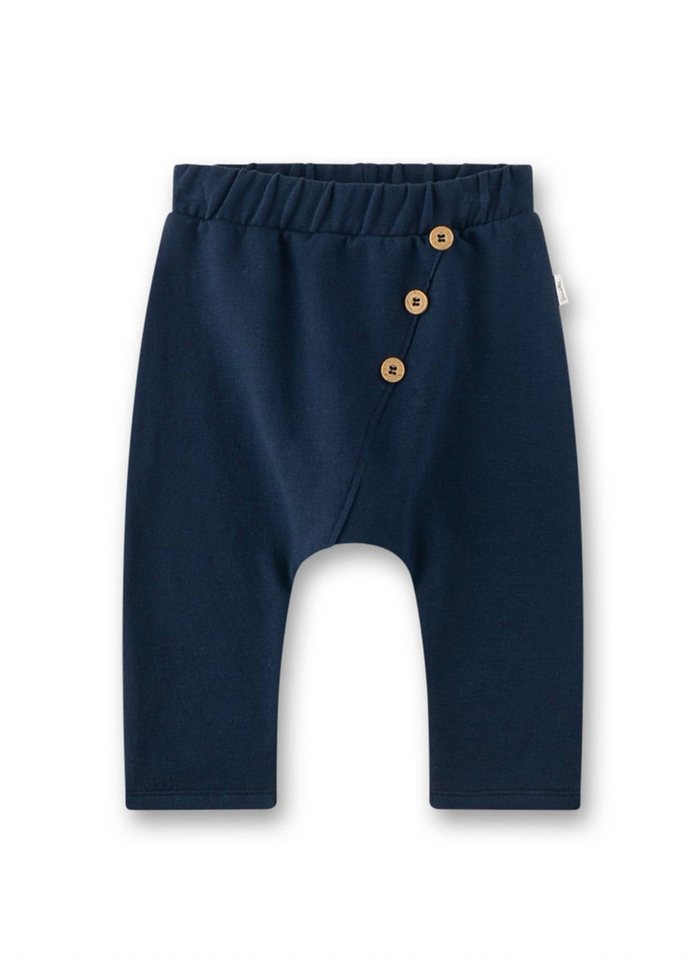 Sanetta Sweathose Sweathose – Weiche Schlupfhose aus Baumwollstretch mit Holzknöpfen von Sanetta