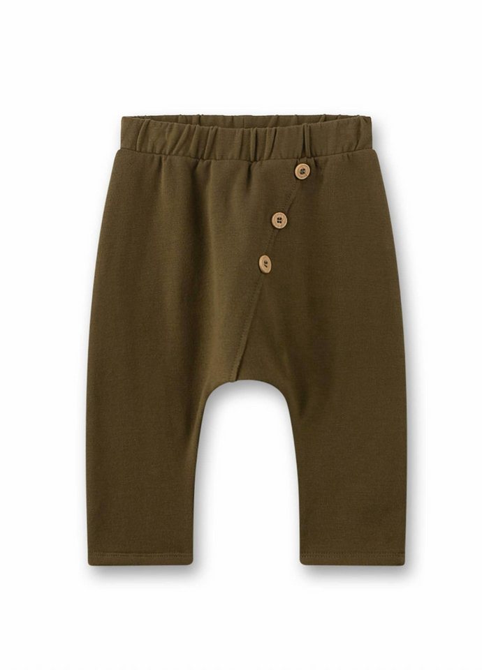 Sanetta Sweathose Sweathose – Weiche Schlupfhose aus Baumwollstretch mit Holzknöpfen von Sanetta