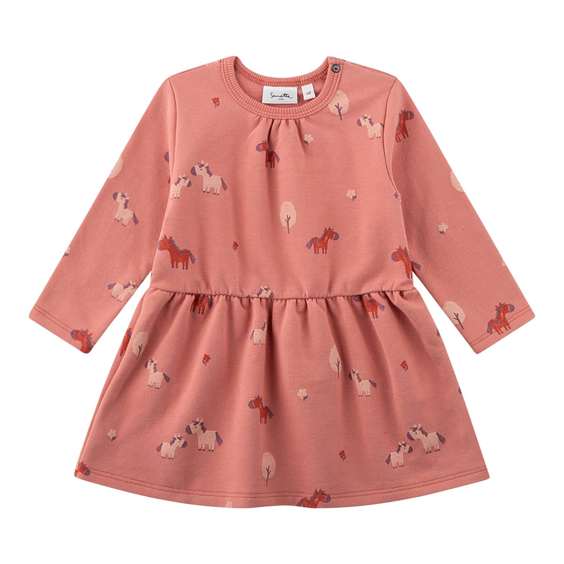 Sanetta Sweatkleid langarm Pferde von Sanetta