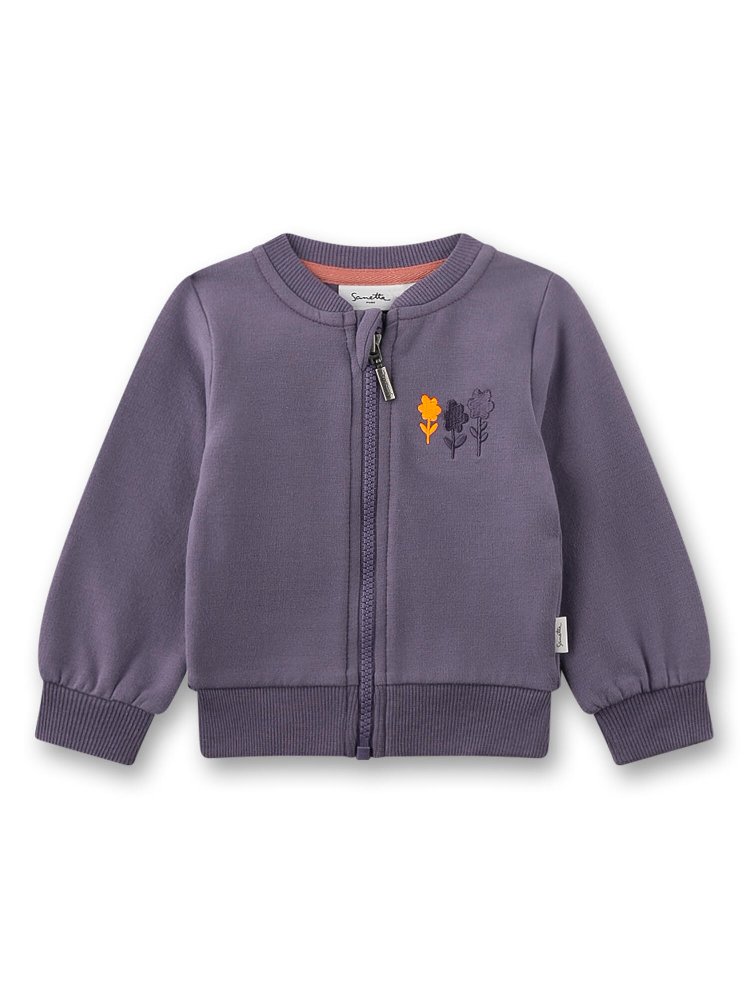 Sanetta - Sweatshirt/Sweatjacke faded violet - Gr. - 062 von Sanetta