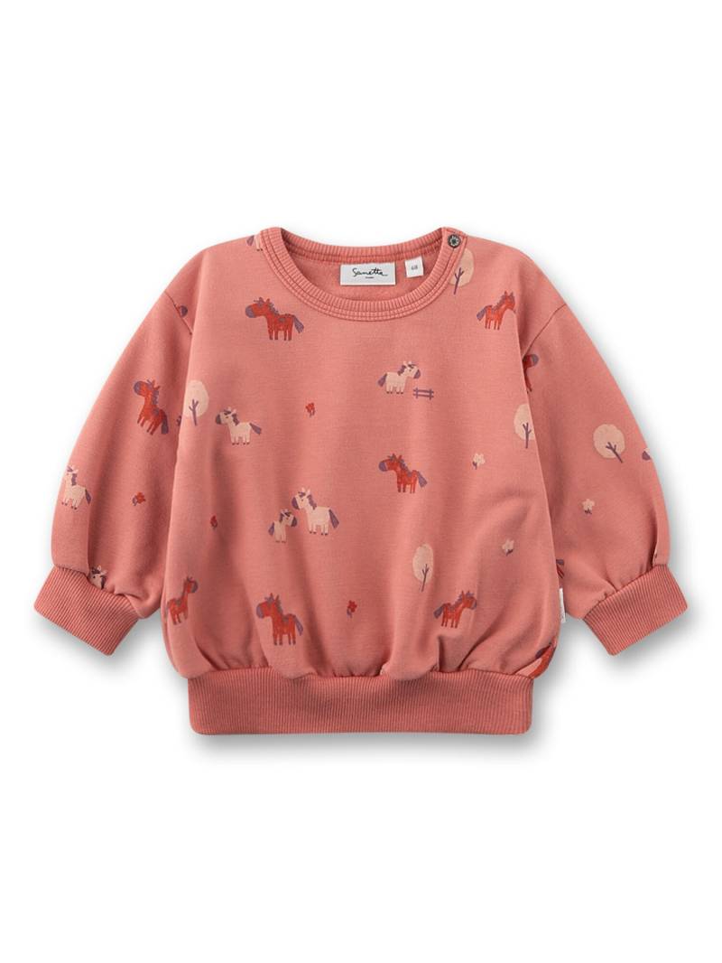 Sanetta - Sweatshirt/Sweatjacke red desert - Gr. - 074 von Sanetta