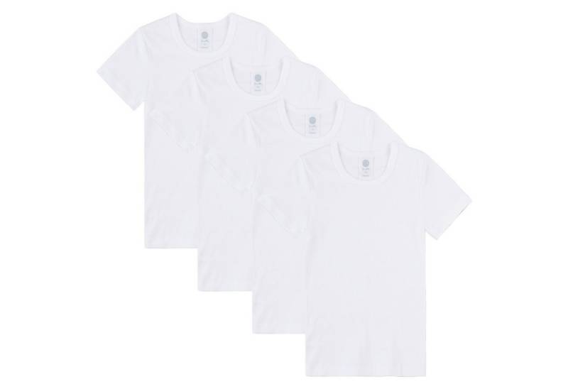 Sanetta T-Shirt Jungen Unterhemd 4er Pack Baumwolle (Packung, 4er Pack) von Sanetta
