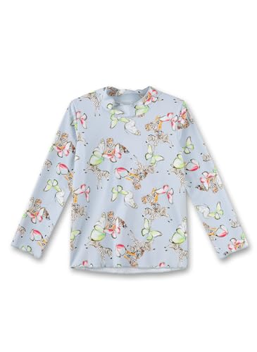 Sanetta UV Shirt Langarm Blau | Praktisches und schützendes Badeshirt aus Polyamid für Mädchen. Bademode für Kinder 116 von Sanetta