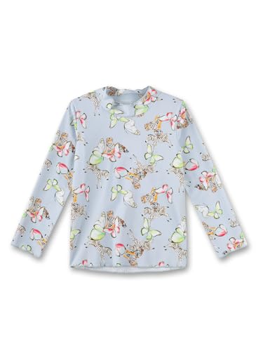 Sanetta UV Shirt Langarm Blau | Praktisches und schützendes Badeshirt aus Polyamid für Mädchen. Bademode für Kinder 140 von Sanetta