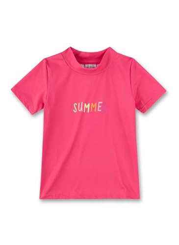 Sanetta UV Shirt Pink | Praktisches und schützendes Badeshirt aus recyceltem Polyester für Mädchen. Bademode für Kinder 092 von Sanetta