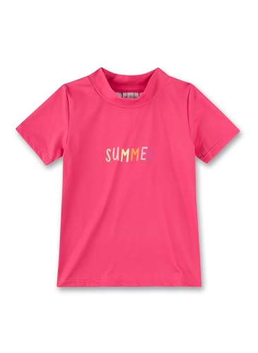 Sanetta UV Shirt Pink | Praktisches und schützendes Badeshirt aus recyceltem Polyester für Mädchen. Bademode für Kinder 098 von Sanetta