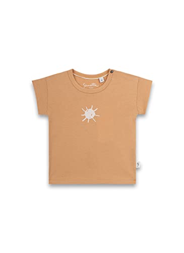 Sanetta Unisex Baby 10796 T-Shirt, Dusty Salmon, 62 von Sanetta