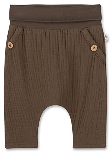 Sanetta Unisex Baby 10817 Freizeithose, Dusky Green, 68 von Sanetta
