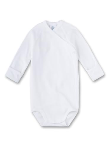 Sanetta Wickelbody mit Kratzschutz | Nachhaltiger und süßer Wickelbody für Babys aus Bio-Baumwolle. Baby Wickelbody 068 von Sanetta