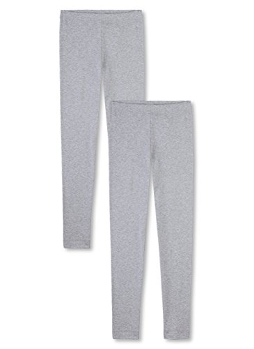Sanetta Unisex Unterhose lang im Doppelpack aus 100% Baumwolle, Blau (Neptun 50226) 176, Farbe:Grau (hellgrau 1646), Größe:164 von Sanetta