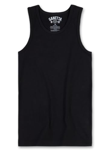 Sanetta Unterhemd, schwarz mit Elasthan 344686 gr.176 von Sanetta