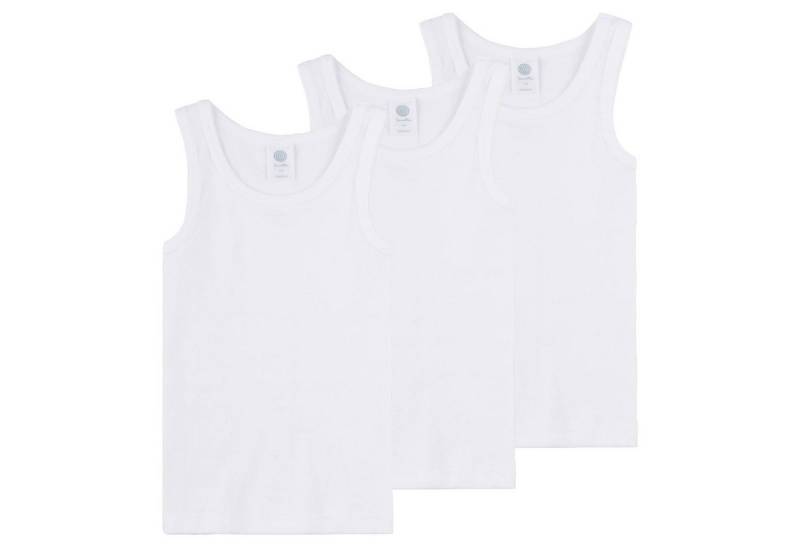 Sanetta Unterhemd Jungen Unterhemd 3er Pack Baumwolle (Packung, 3er Pack) von Sanetta