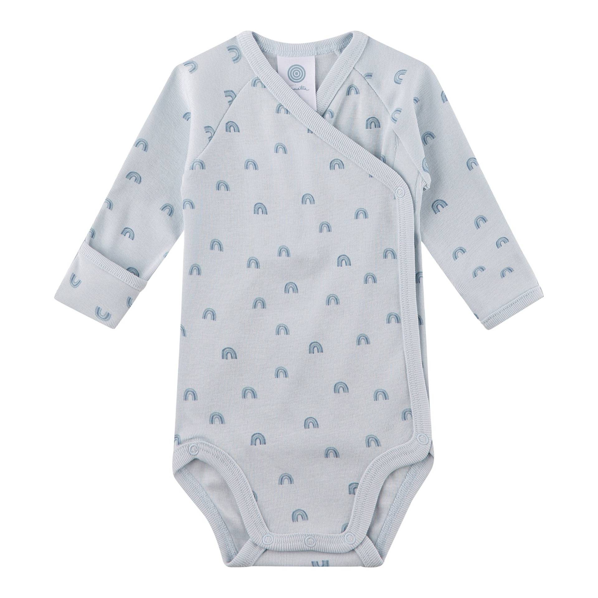 Sanetta Wickelbody langarm Regenbögen von Sanetta