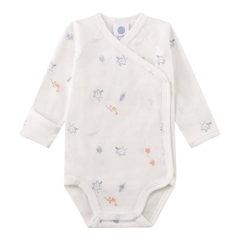 Sanetta Wickelbody langarm Vögel von Sanetta