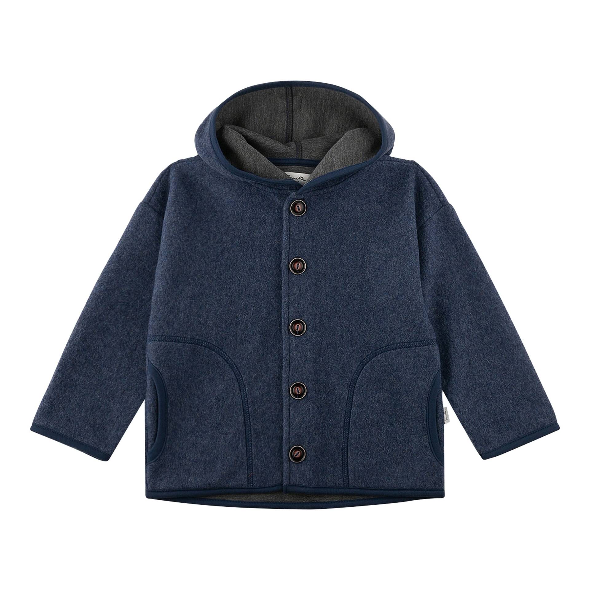 Sanetta Wollfleece-Jacke mit Kapuze Sanetta Wollfleece-Jacke mit Kapuze von Sanetta