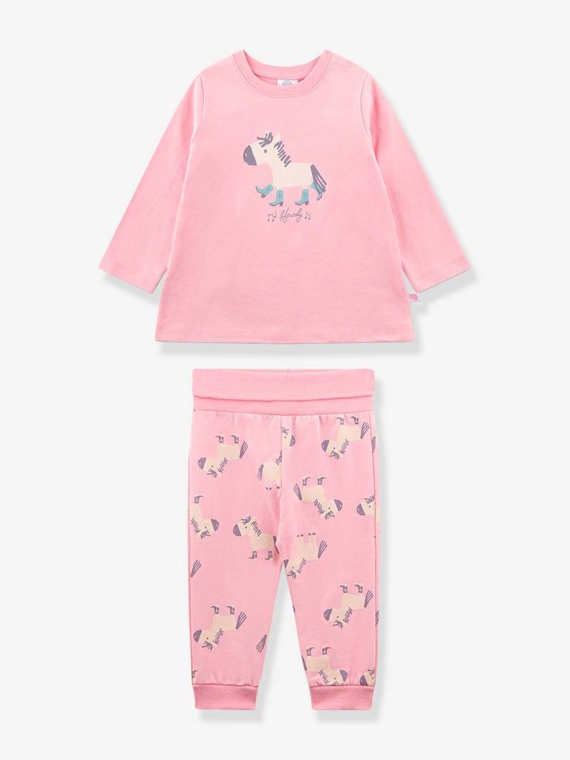 Schlafanzug ESEL Mädchen Baby Sanetta Bio-Baumwolle bonbon von Sanetta