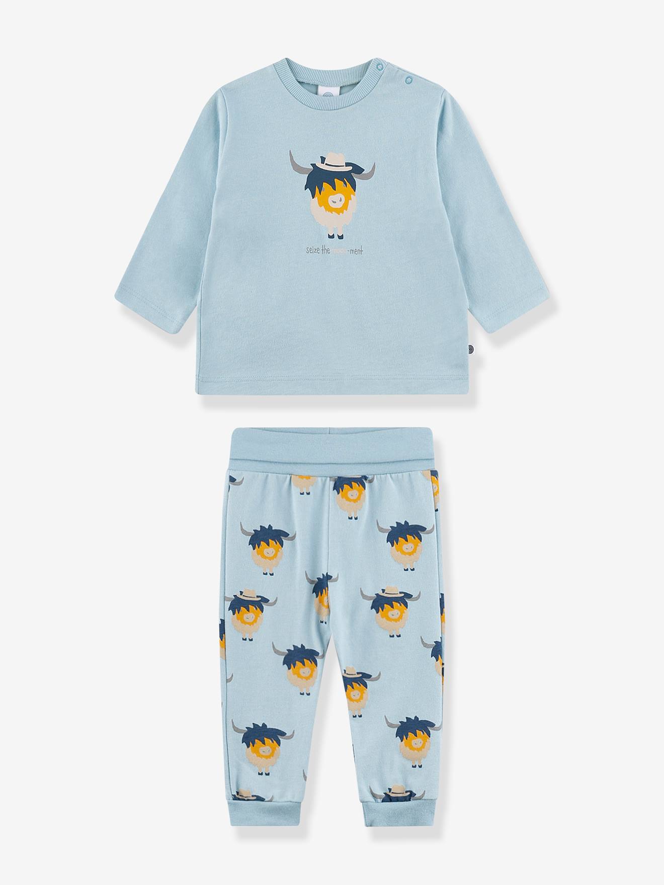 Schlafanzug STIER Jungen Baby Sanetta Bio-Baumwolle von Sanetta