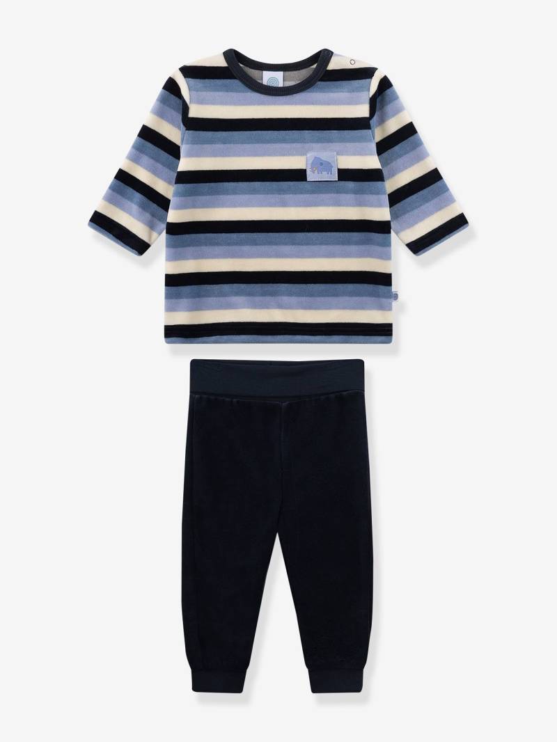 Schlafanzug STREIFEN Jungen Sanetta Samt von Sanetta