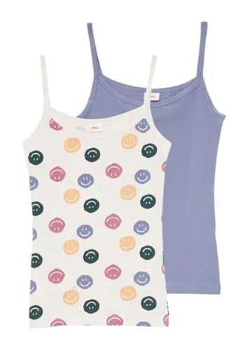 s.Oliver Mädchen Top im Doppelpack, Creme, 164 von Sanetta