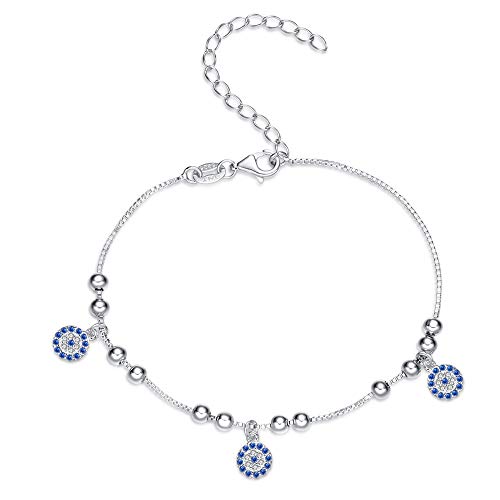 Sanetti Inspirations" Triple Charm Evil Eye Bracelet von Sanetti Inspirations