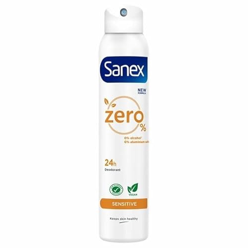 3 x SANEX Deodorant WOMEN "Zero% Sensitive" für empfindliche Haut - 200 ml von Sanex