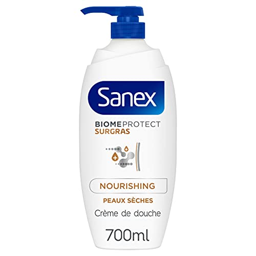 SANEX - BiomeProtect Surgras pflegendes Microbiome Cutané Duschgel Unisex – Damen und Herren, 700 ml von Sanex