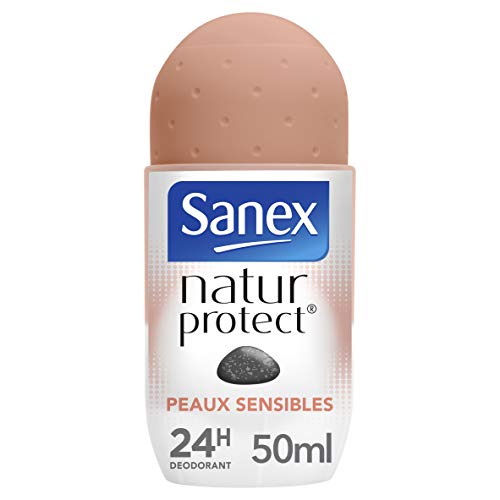SANEX - Deodorant mit Naturschutz für empfindliche Haut – Deodorant für Damen und Herren mit Alaunstein – 24 Stunden Wirksamkeit – 50 ml SANEX - Deodorant mit Naturschutz für empfindliche Haut – Deodorant für Damen und Herren mit Alaunstein – 24 Stunden Wirksamkeit – 50 ml von Sanex